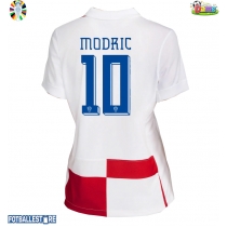 Kroatia Luka Modric #10 Hjemmedrakt Dame EM 2024 Kortermet